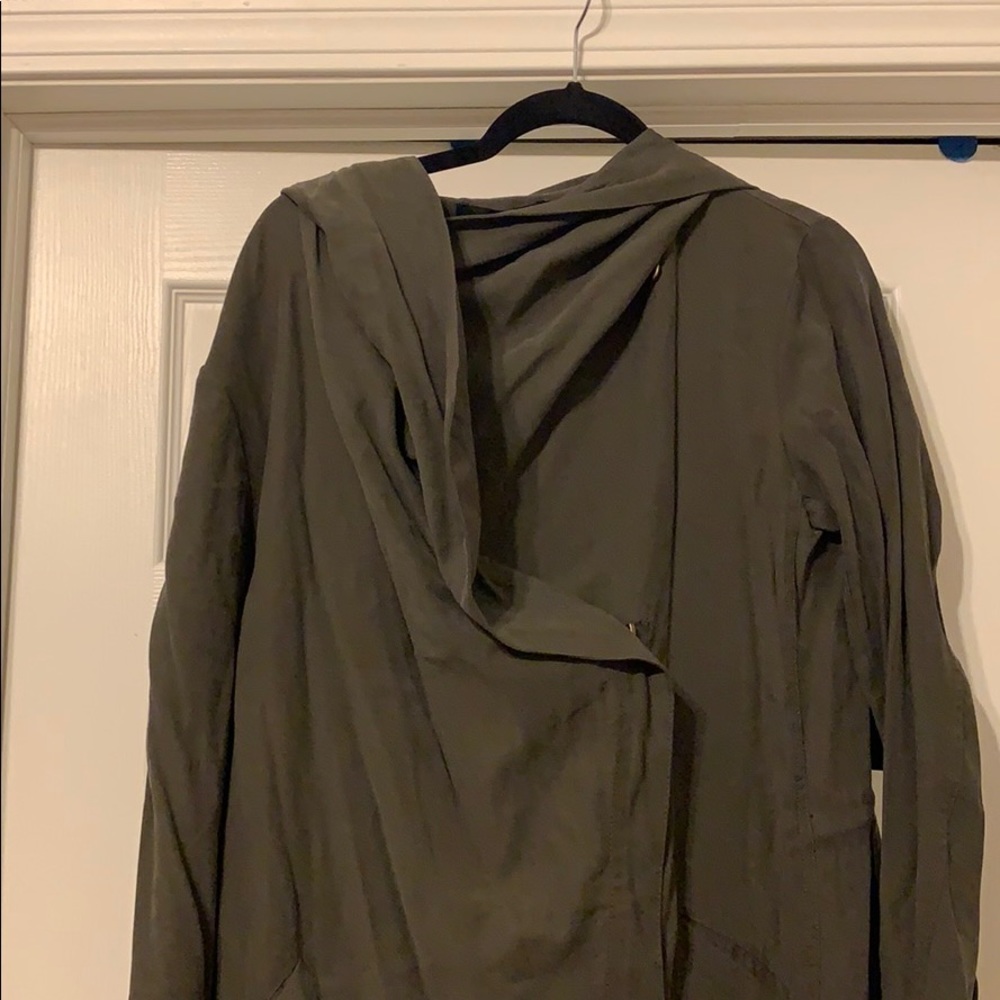 NWT Drapey Olive Utility Jacket - Picture 3 of 6